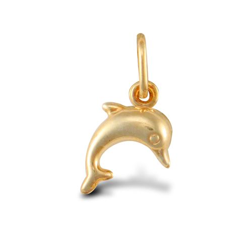 9ct Yellow Gold Baby Dolphin Charm – Imperial Time