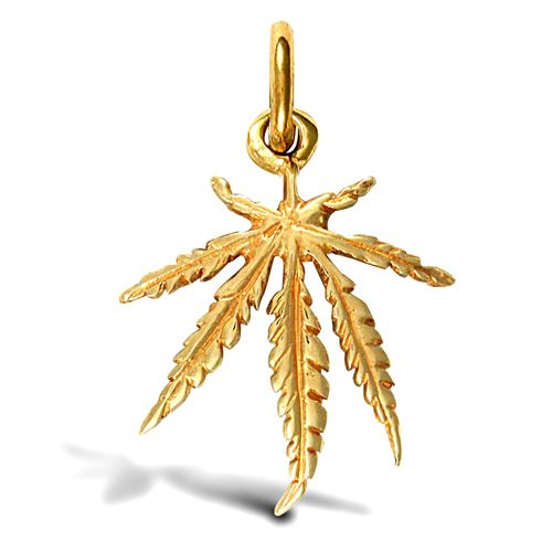 9ct Yellow Gold Leaf Pendant – Imperial Time