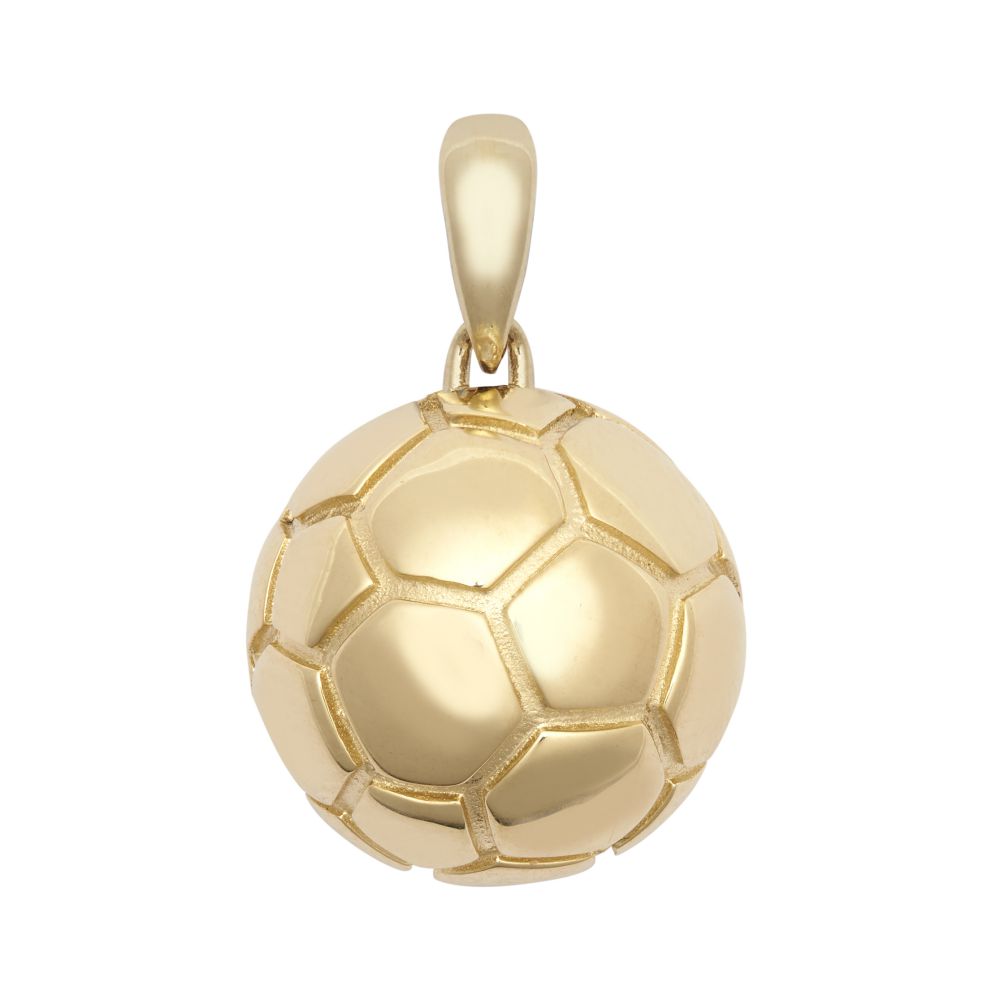 9ct Yellow Gold Football pendant – Imperial Time