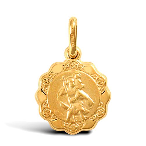9ct Yellow Gold St Christopher Pendant – Imperial Time