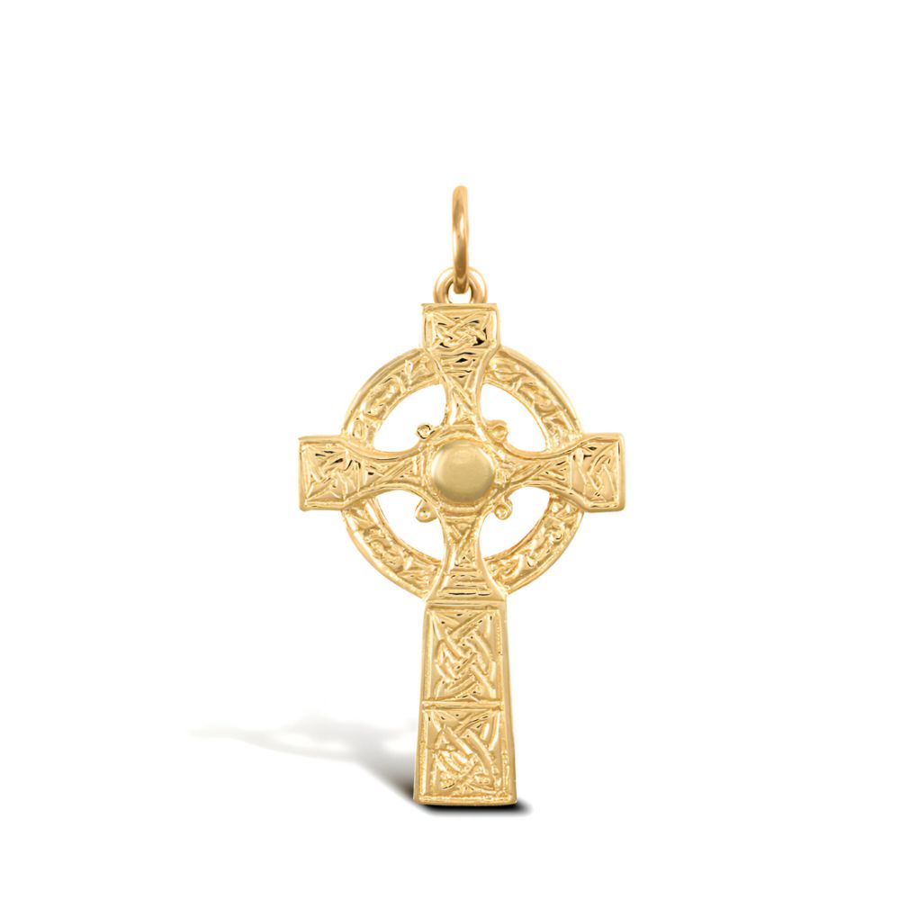 9ct Yellow Gold Celtic Cross – Imperial Time