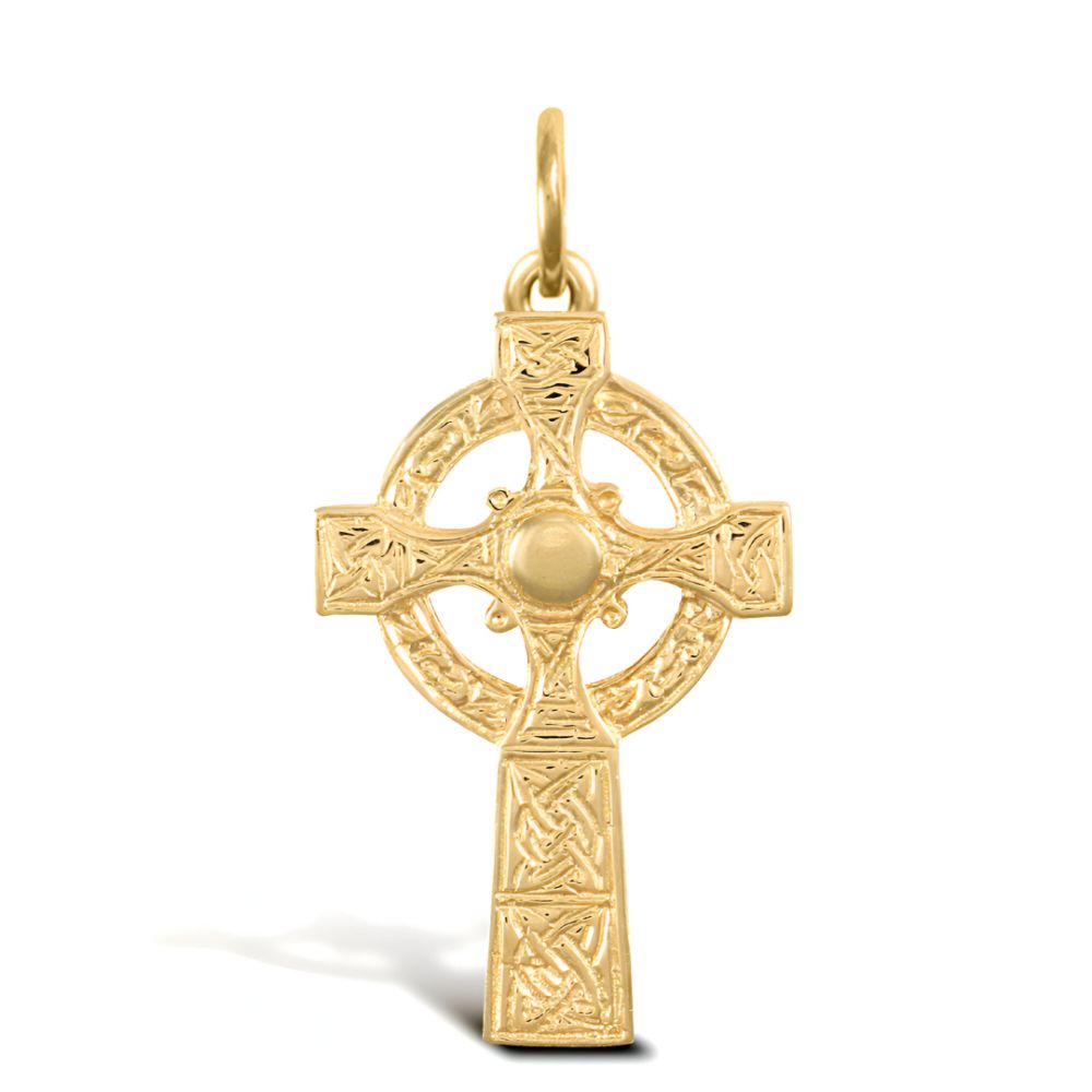 9ct Yellow Gold Celtic Cross – Imperial Time