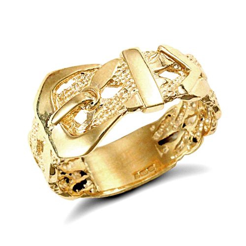 9ct Yellow Gold Buckle Ring – Imperial Time