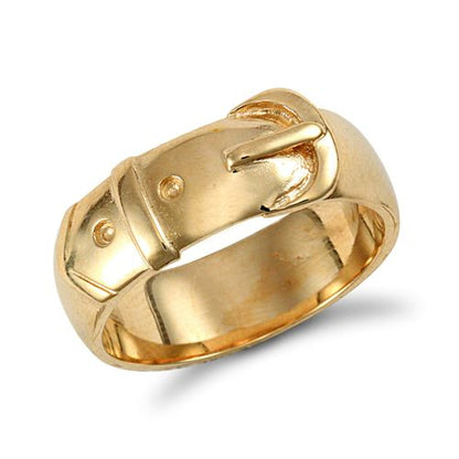 9ct Yellow Gold Buckle Ring – Imperial Time
