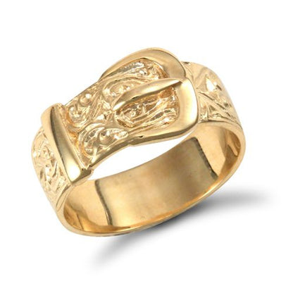 9ct Yellow Gold Buckle Ring – Imperial Time
