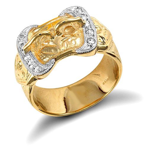 9ct Yellow Gold Buckle Ring – Imperial Time
