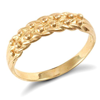 9ct Yellow Gold Keeper Ring – Imperial Time