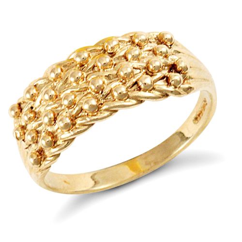 9ct Yellow Gold Keeper Ring – Imperial Time