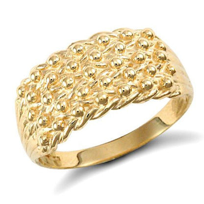 9ct Yellow Gold Keeper Ring – Imperial Time
