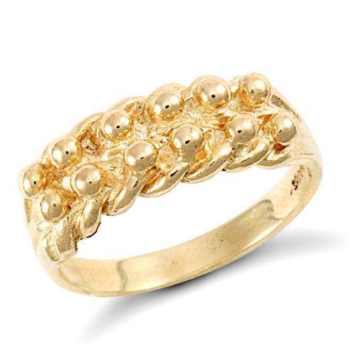 9ct Yellow Gold Keeper Ring – product view