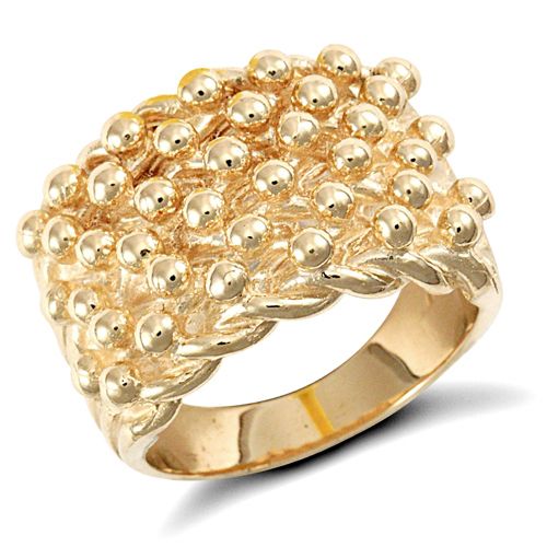 9ct Yellow Gold Keeper Ring – product view