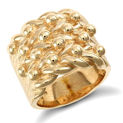 9ct Yellow Gold Keeper Ring – product view