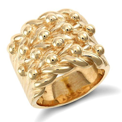 9ct Yellow Gold Keeper Ring – product view