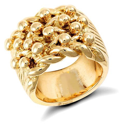 9ct Yellow Gold Keeper Ring – Imperial Time