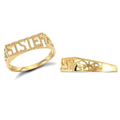 9ct Yellow Gold Sister Ring – Imperial Time