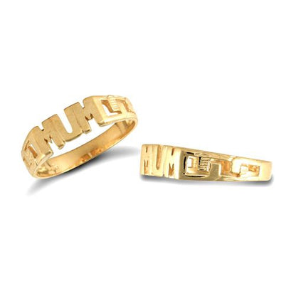 9ct Yellow Gold Mum Ring – Imperial Time