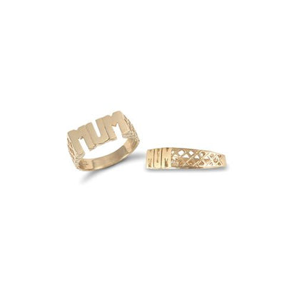 9ct Yellow Gold Mum Ring – Imperial Time