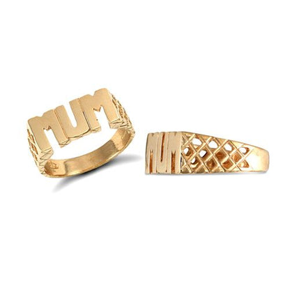 9ct Yellow Gold Mum Basket Ring – Imperial Time