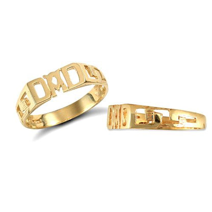 9ct Yellow Gold Dad Ring – Imperial Time