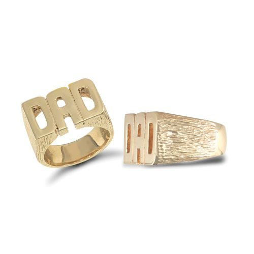 9ct Yellow 'Dad' Ring – Imperial Time