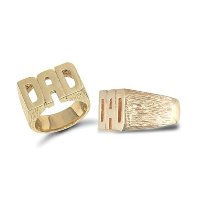 9ct Yellow 'Dad' Ring – Imperial Time