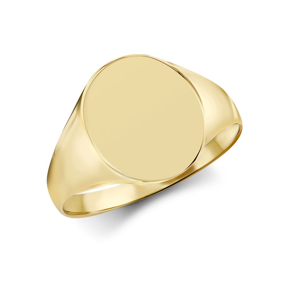 9ct Yellow Gold Signet Ring – Imperial Time