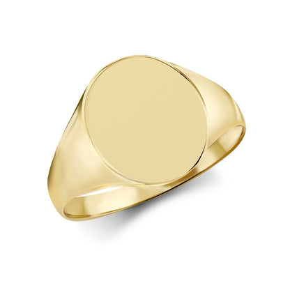 9ct Yellow Gold Signet Ring – Imperial Time