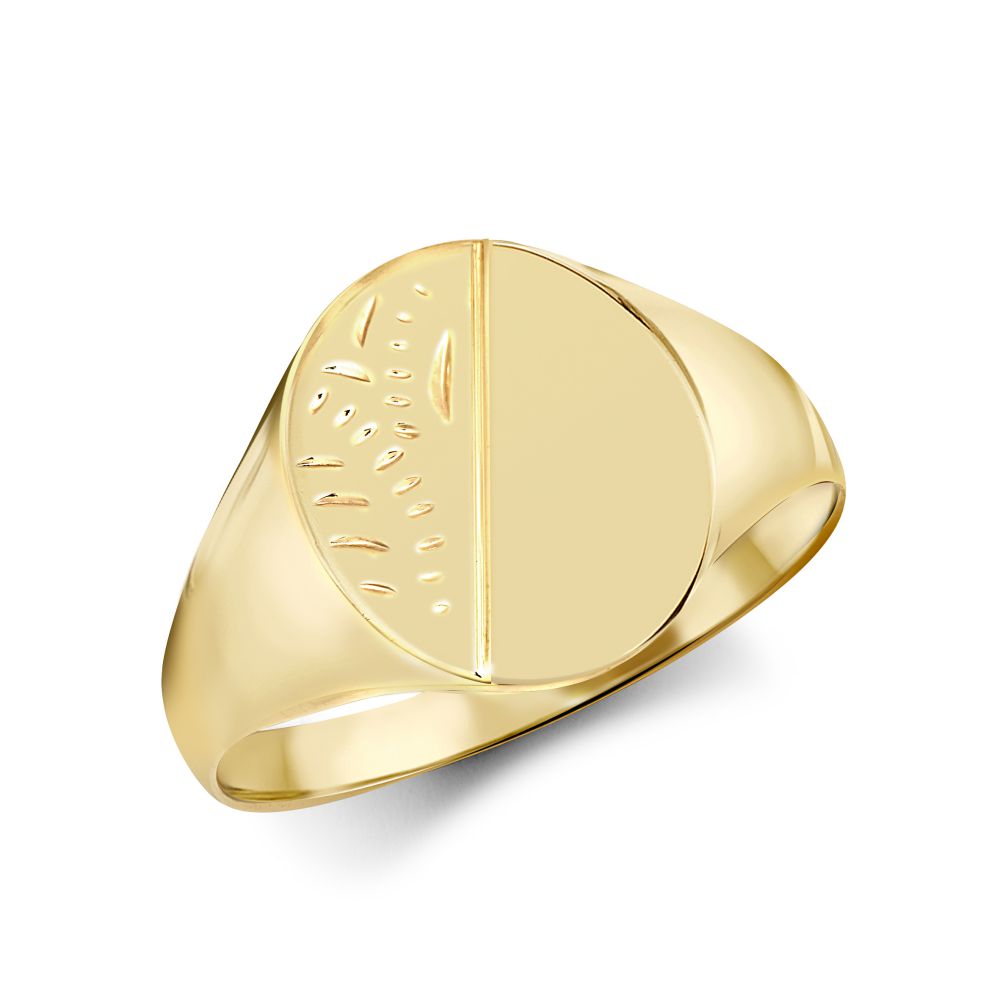 9ct Yellow Gold Signet Ring – Imperial Time