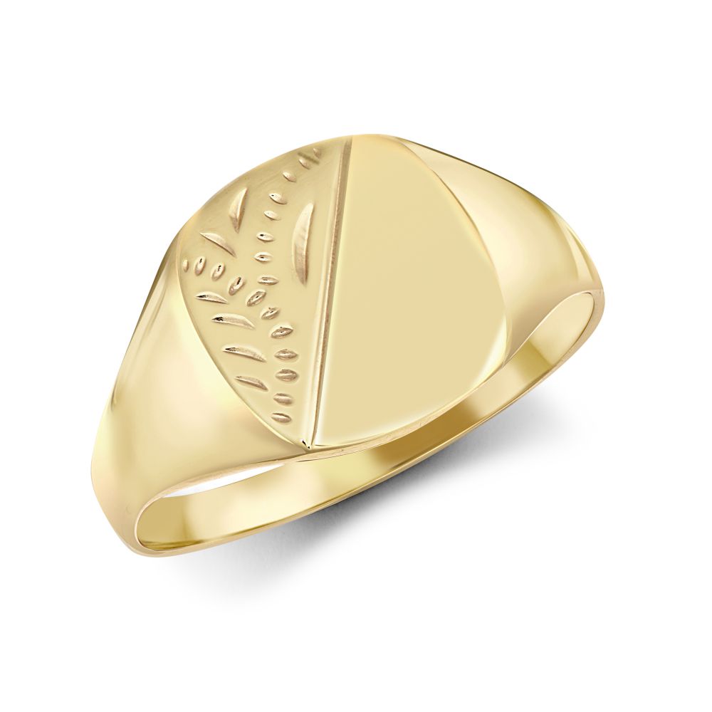 9ct Yellow Gold Signet Ring – Imperial Time