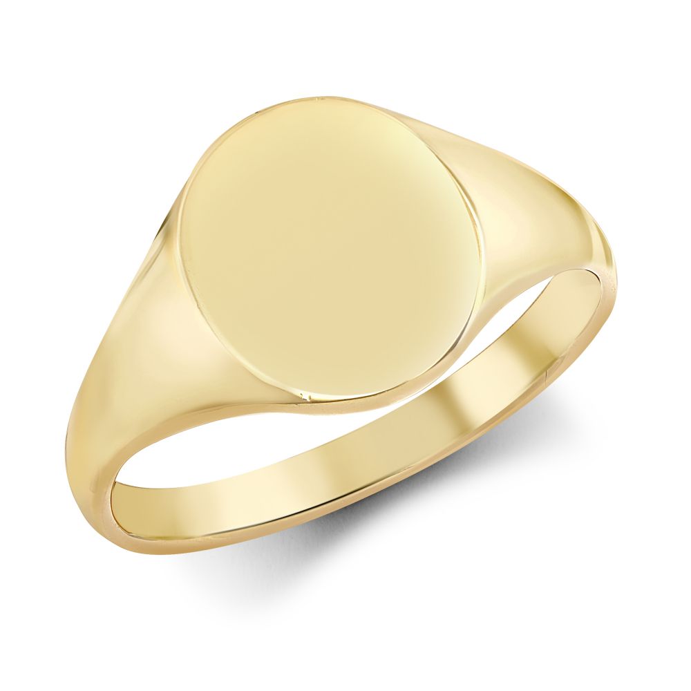 9ct Yellow Gold Signet Ring – Imperial Time
