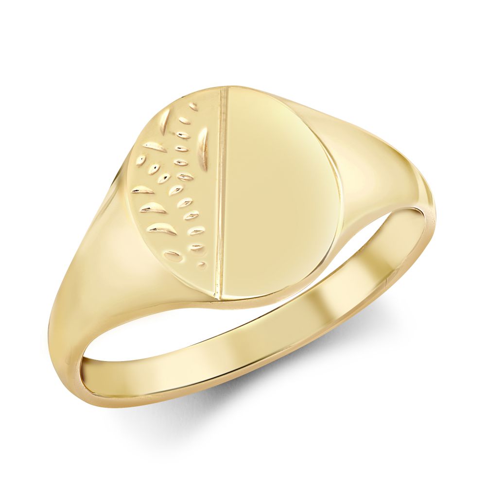9ct Yellow Gold Signet Ring – Imperial Time