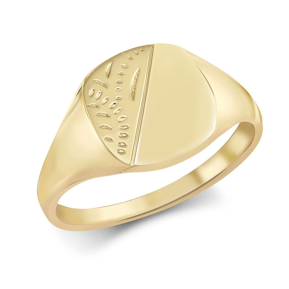 9ct Yellow Gold Signet Ring – Imperial Time