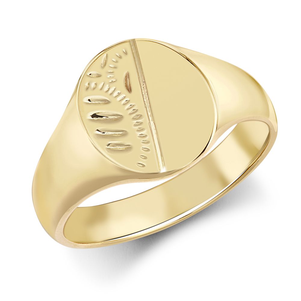 9ct Yellow Gold Signet Ring – Imperial Time