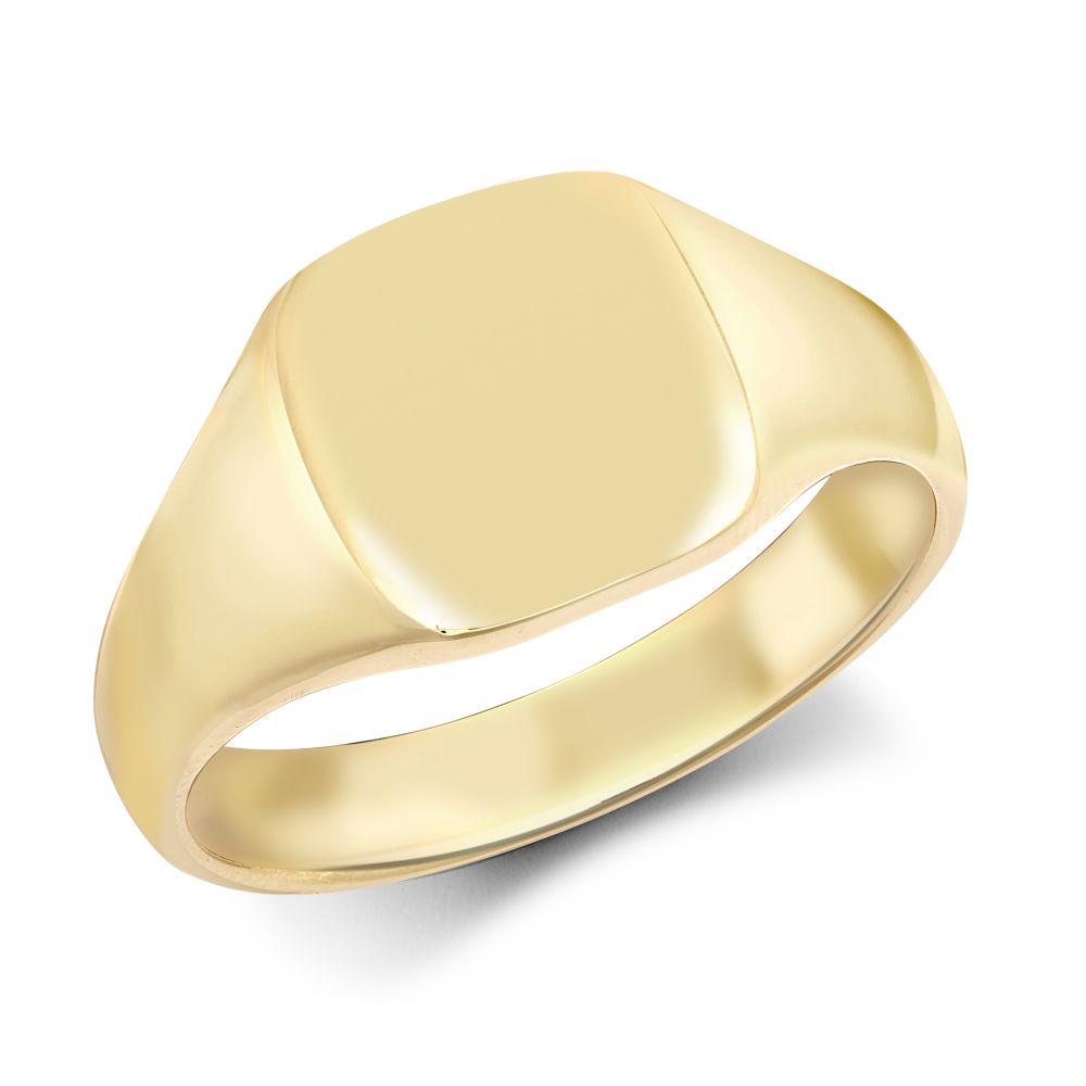 9ct Yellow Gold Signet Ring – Imperial Time