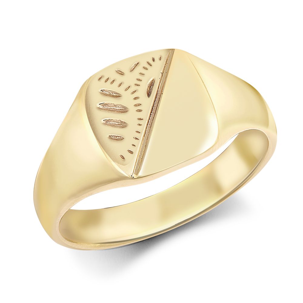 9ct Yellow Gold Signet Ring – Imperial Time