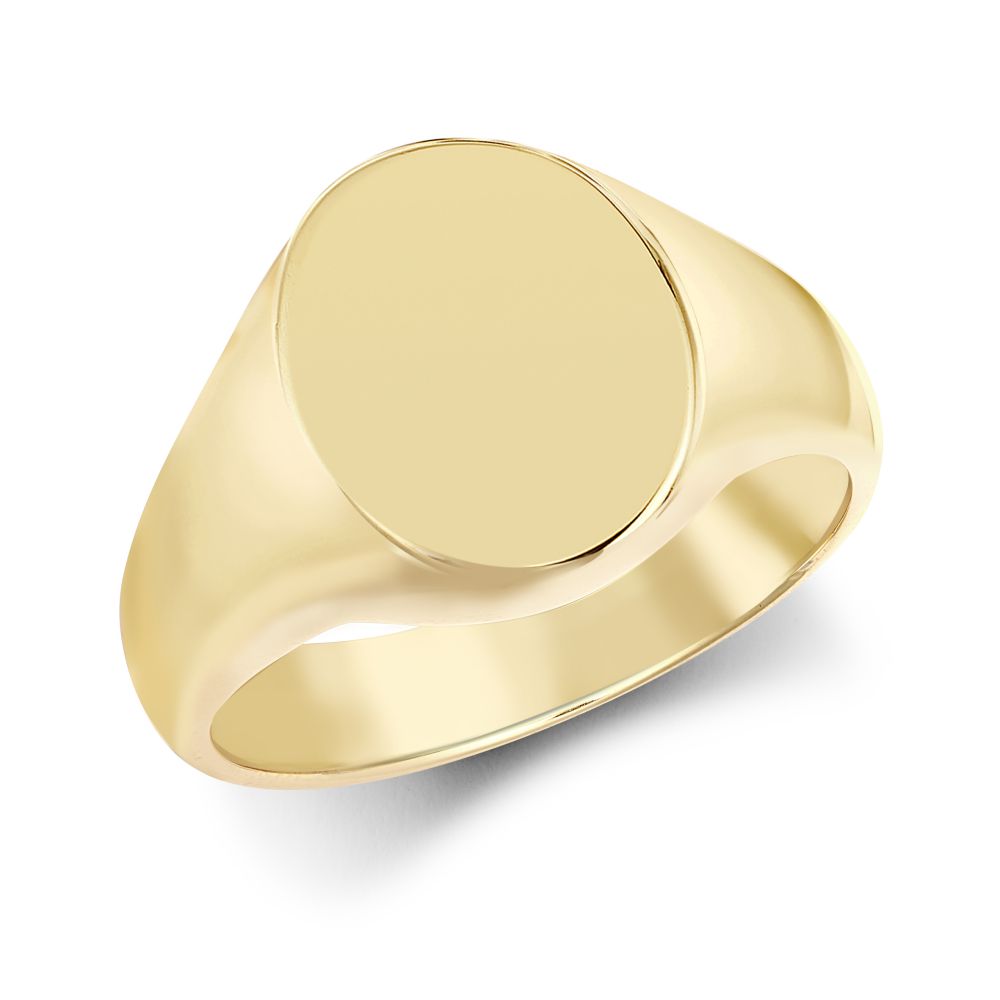 9ct Yellow Gold Signet Ring – Imperial Time