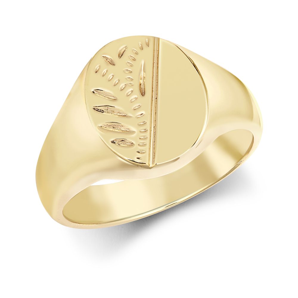 9ct Yellow Gold Signet Ring – Imperial Time