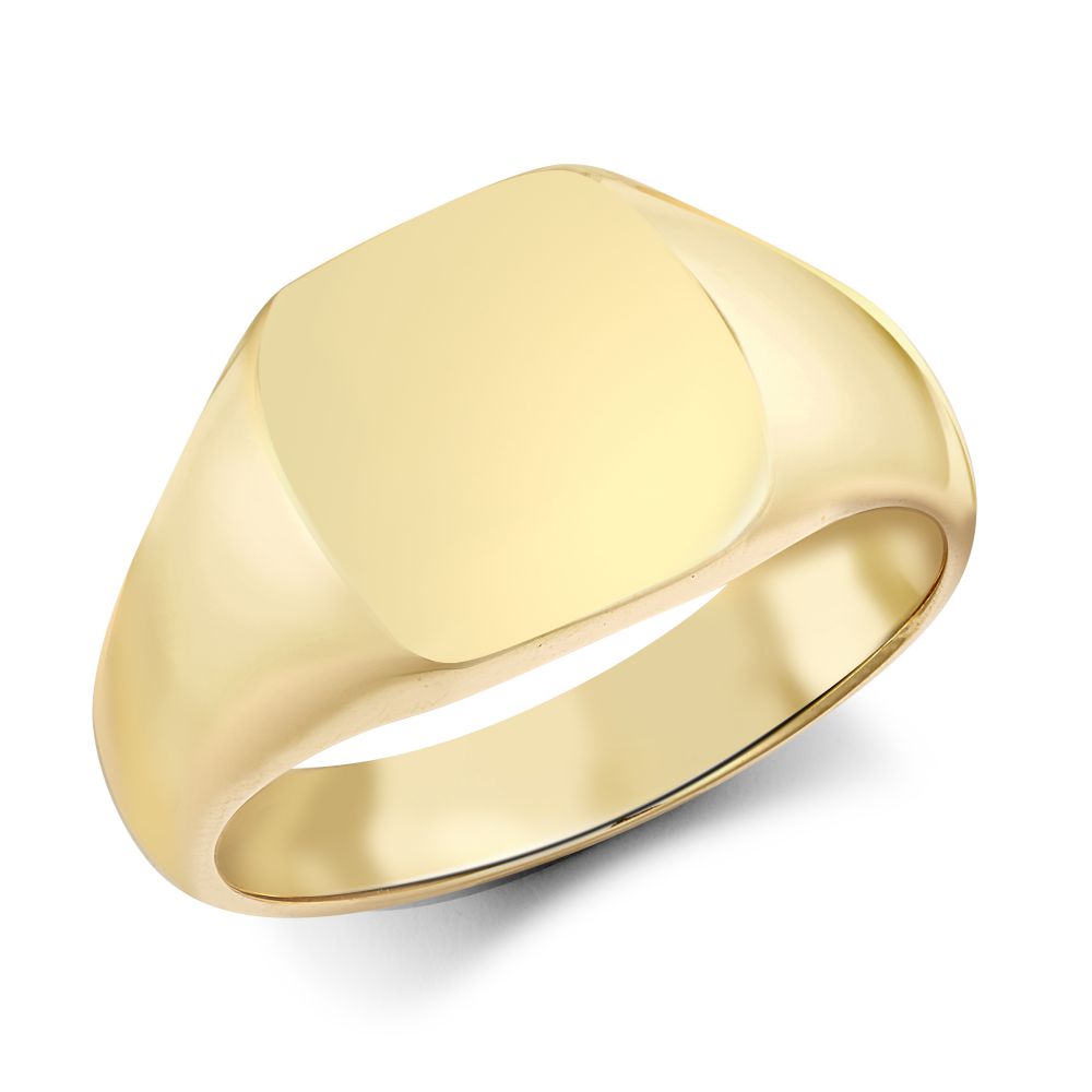 9ct Yellow Gold Signet Ring – Imperial Time