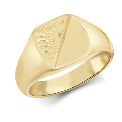 9ct Yellow Gold Signet Ring – Imperial Time