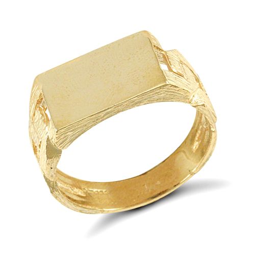 9ct Yellow Gold Signet Ring – Imperial Time