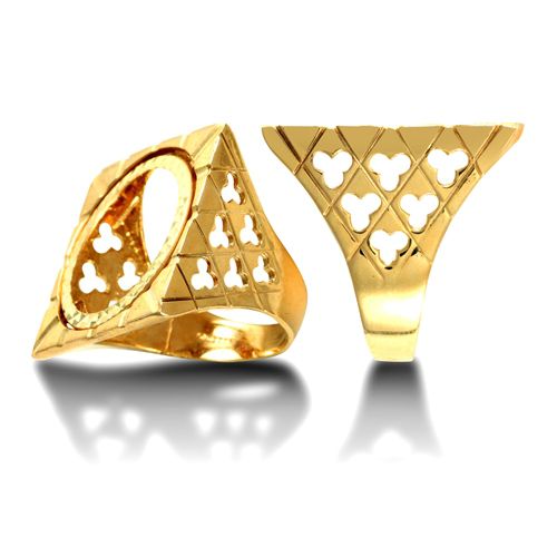 9ct Yellow Gold Full Sovereign Ring – Imperial Time