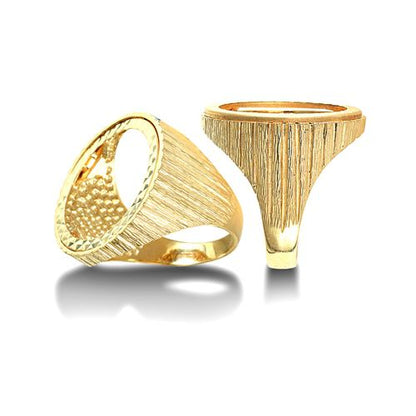 9ct Yellow Gold Full Sovereign Ring – product view