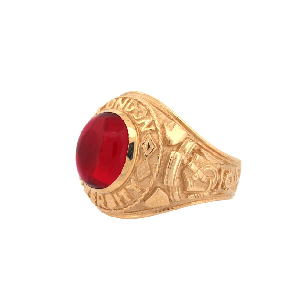 9 Karat Gelbgold College-Ring