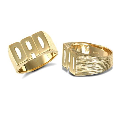 9ct Yellow 'Dad' Ring – Imperial Time