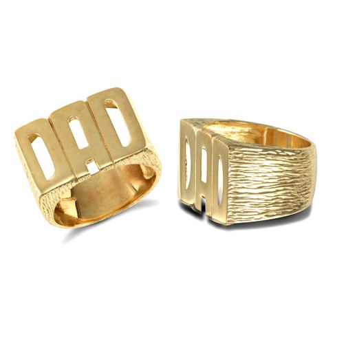 9ct Yellow 'Dad' Ring – Imperial Time
