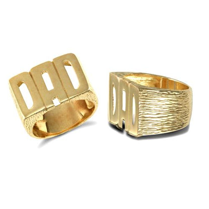 9ct Yellow 'Dad' Ring – Imperial Time