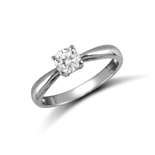 9ct White Rbc Cubic Zirconia Solitaire Ring – Imperial Time