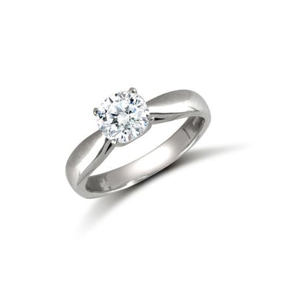 9ct White Rbc Cubic Zirconia Solitaire Ring – Imperial Time