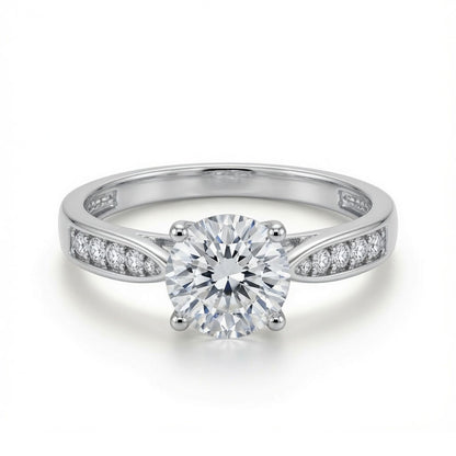9ct White Cubic Zirconia Ladies Dress Ring – Imperial Time