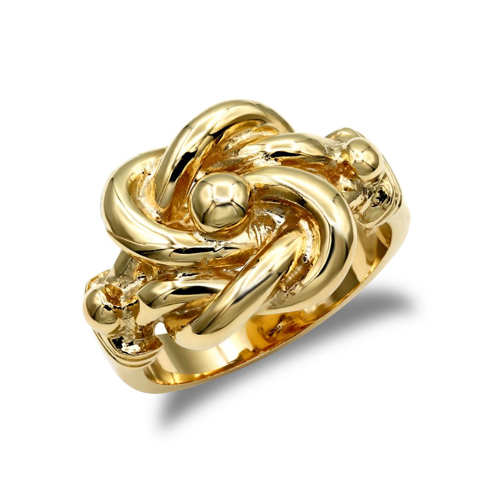 9ct Yellow Gold Knot Ring – Imperial Time